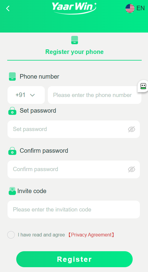 How to Register a Yaar Win Account